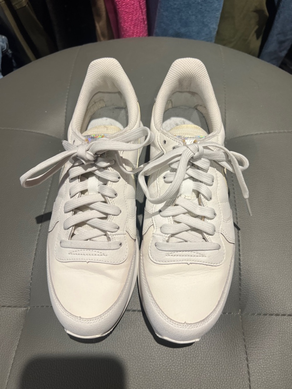 Classic Women's White Low-Top Sneakers